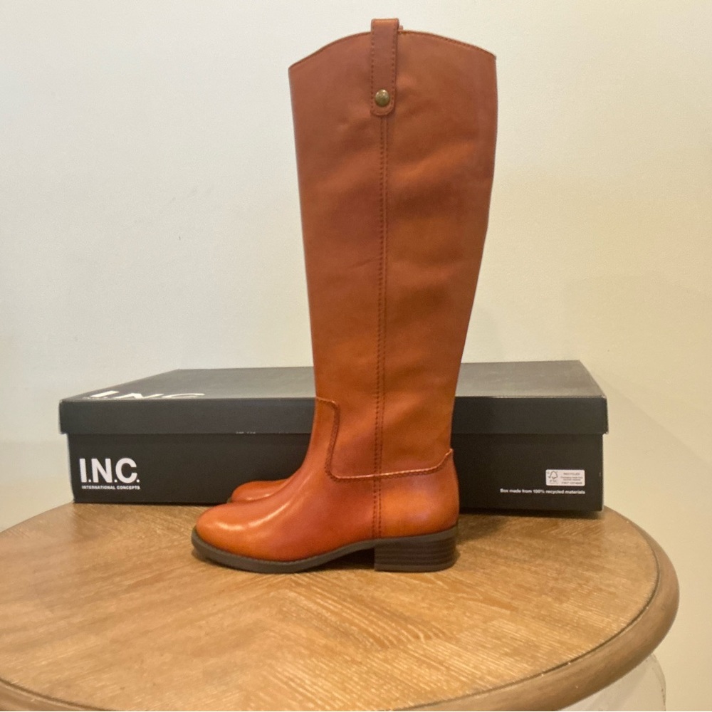 I.N.C. International Concepts
Fawne Leather Knee High Boots - Picture 7 of 7